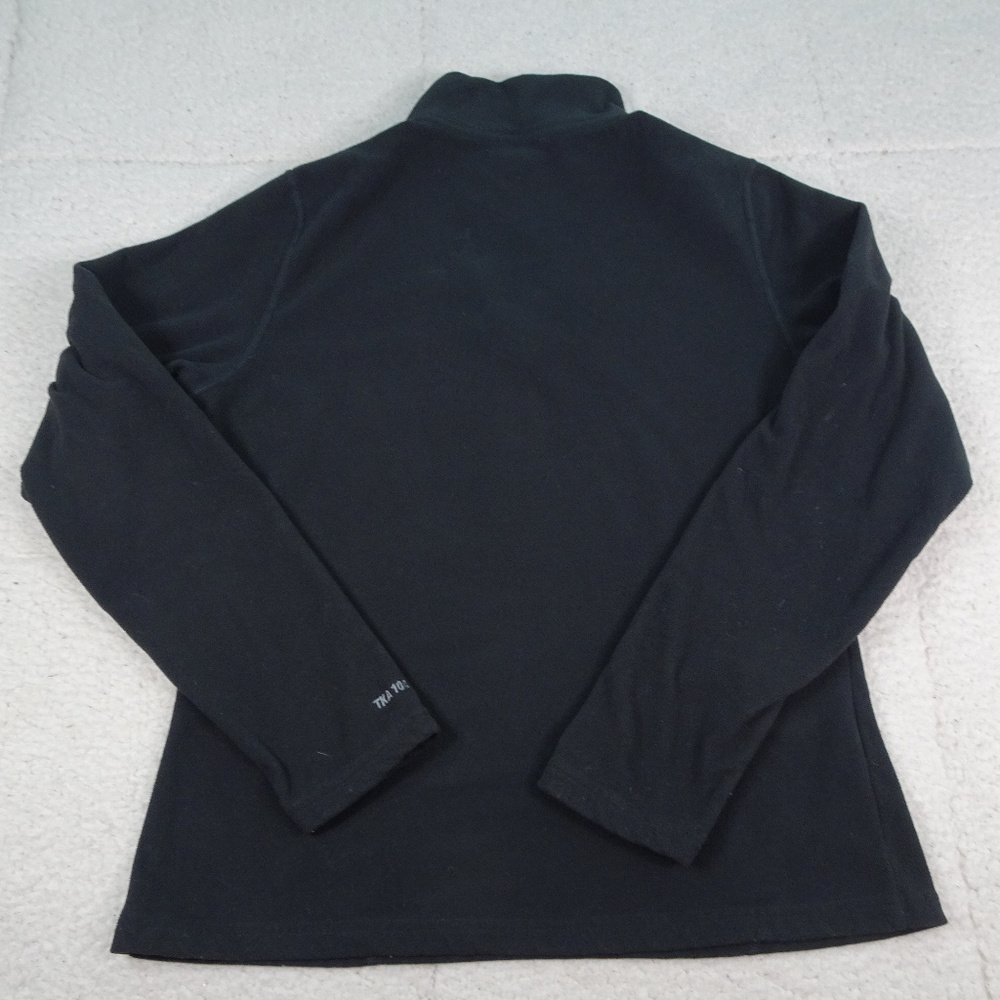 North Face TKA100 Black Fleece Qtr Zip Medium - Picture 2 of 6